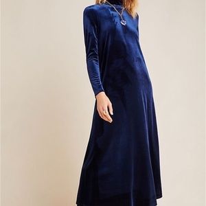 Anthropologie x Amadi Velvet Maxi Dress